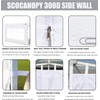 SCOCANOPY Church Window Sidewall for 10x10 Canopy Frame, 3 Pack
