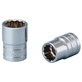 Kyoto Machine Tools (KTC) Socket 12 Angle B4-26W-S Insertion Angle: 12.7 x Double Side Width: 1.0 x Total Length: 1.5 inches (38 mm)