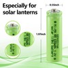 GENYESTAR AA Solar Light Rechargeable Batteries NIMH 600mAh 1.2V Double
