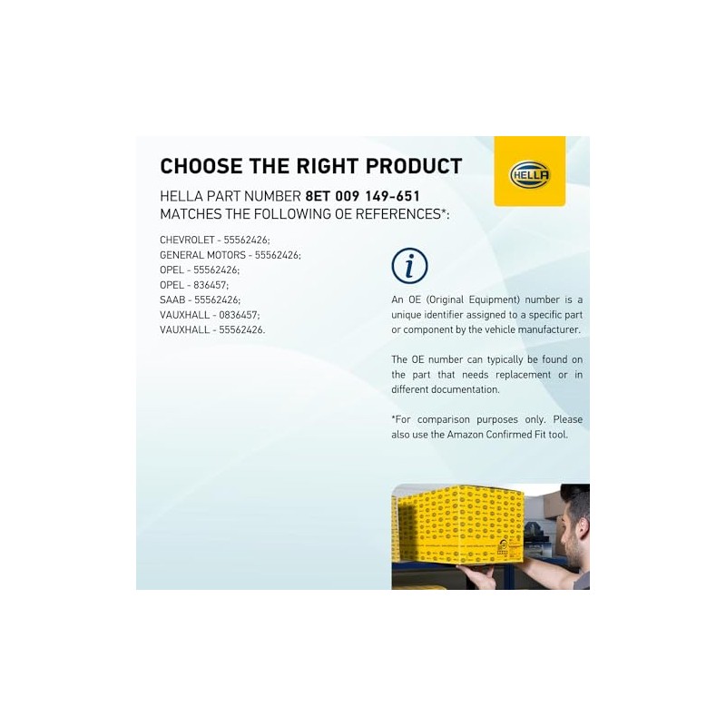 HELLA 8ET 009 149-651 Air Mass Sensor - Pipe-neck