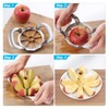 Apple Slicer, Heavy Duty Apple Corer , 8-Blade Stainless Steel