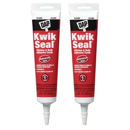 DAP, Inc. 18008 - Adhesive Caulk, Tub and Tile, Clear, 5.5 oz. Tube