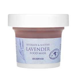 Skin Food Lavender Food Mask 120 g (4.23 oz) - Panthenol Moisturising Contains and Cooling Gel Wash-off Mask for Sensitive Skin, Natural Lavender Theraphy