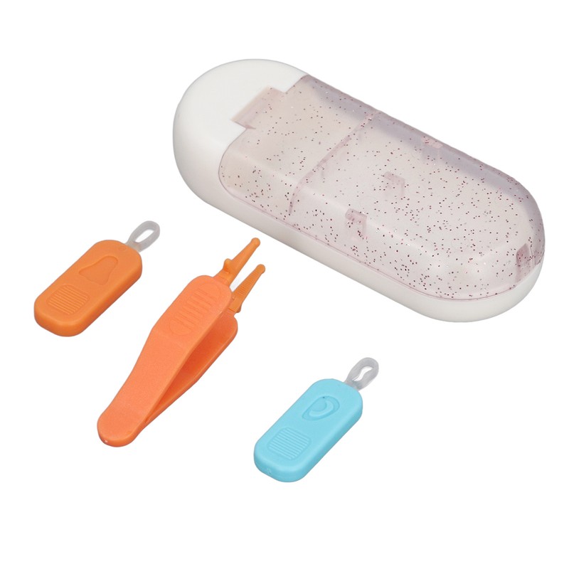 Baby Ear Nose Cleaner Set TPR Portable Double Head Safely