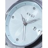 AVGI Women's Date Waterproof Watch with Replacement Band, Silver Blue
