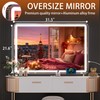 Hasipu Vanity Mirror with Lights and Bluetooth Speaker, 32" x