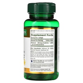 Nature's Bounty D3-10,000 IU Softgels 72 ea (Pack of 4)