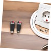 Gatuida 6pcs RCA Male Connector to Av Screw Terminal Adapter