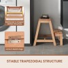 Unbranded 2-Tier Step Stool Ladder Hallway Fir Wood Folding In/outdoor