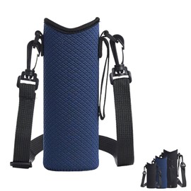 [KakiKhaki] Water Bottle Case with Shoulder Strap for Cold Insulation, Thermos Bottle, Plastic Bottle Holder, Handbag, Crossbody Water Bottle, Thermal Water Bottle Cover, For Bottles, Pouch, Thermos
