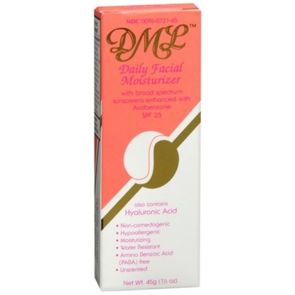 DML Facial Moisturizer Cream with SPF25, 1.5oz
