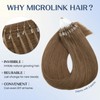Hairro Microlink Hair Extensions Human Hair Micro Loop Bead In