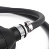 Xotic Tech Black Rubber Manual Fuel Hose Line Assembly w/Primer