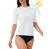 Bonneuitbebe - Camiseta de natación con protección solar UV UPF
