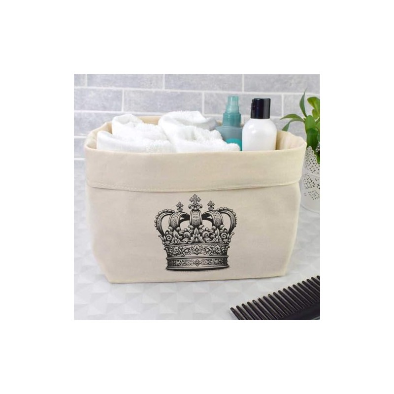 Large 'Royal Crown' Canvas Organiser/Storage Bag (OR00032076)