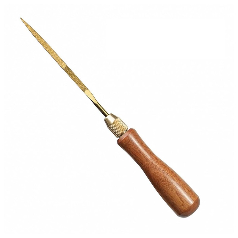 Enwye File Tool with Wooden Handle for Metal Glass Wood