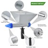 Auger Mortar Caulking Gun,All-Metal Portable Pointing Grouting Caulking Sprayer With