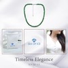 SEA OF ICE Precious Aventurine Gemstone 6mm Round Beads Necklace