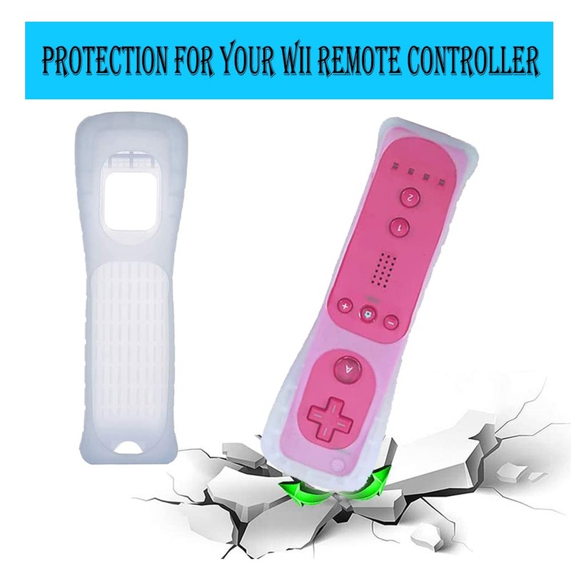 Tevodo Wii Remote Controller, 2 Packs Upgrade Wireless Controller Compatible