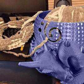 Fantasy Dragon and Egg Yarn Bowl, Knitting Bowls for Yarn, Yarn Bowls for Crocheting, Yarn Holder for Crocheting, Crochet Accessories, Crochet Hooks, Knitting Accessories Organizer Gifts