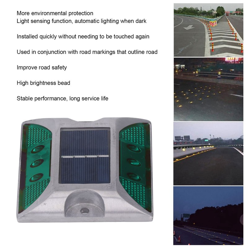 lyrlody Road Ground Lights, Solar Driveway Deck Light Solar Road