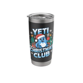 Celebrate Holidays Yeti Christmas Club Monster Hot CoCoa Stainless Steel Insulated Tumbler