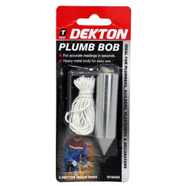 DEKTON DT45452 Plumb Bob, Plumb Line, Heavy Weight