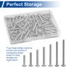 MroMax 50Pcs M4 x 20mm Truss Head Phillips Machine Screws