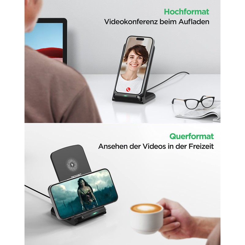 TECKNET Wireless Charger [2 Pack]