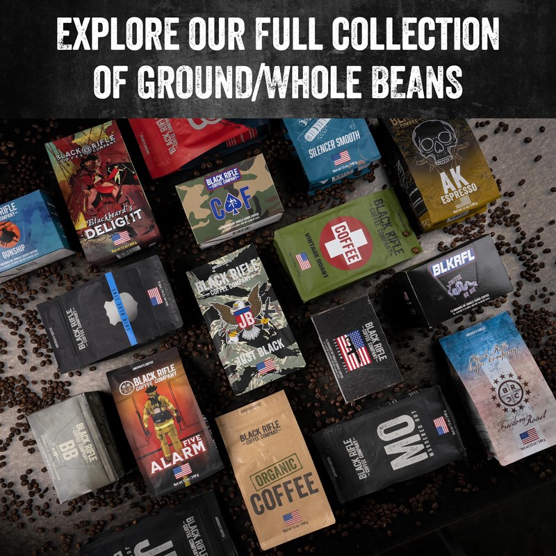 Black Rifle Coffee Company Ground Coffee Dark Roast - Roasted