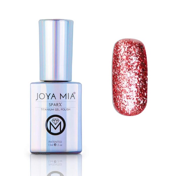 SparX Beautiful Titanium Sparkle Gel Polish by Joya Mia (SPX-17)
