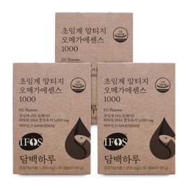 Plain Haru Supercritical Altige Omega Essence 1000 30 Capsules 3 Boxes / 담백하루 초임계 알티지 오메가 에센스 1000 30캡슐 3박스