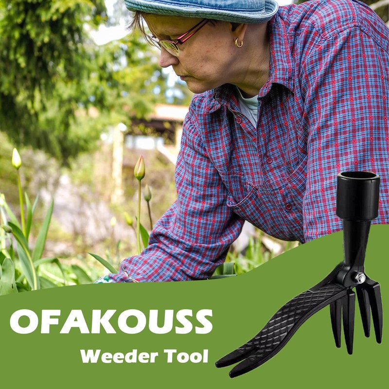 Ofakouss Weeder - Stand Up Weeder and Weed Puller ，Metal
