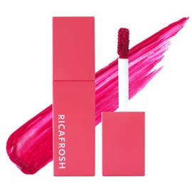 Ricafrosh Lipstick, Juicy Rib Tint, 0.2 oz (4.5 g), Won't Fade, Won’t Get On Masks, (03 Miarose)