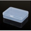 Rectangular Clear Plastic Organizer Storage Box Containers,Small Containers, Small Plastic