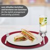 Westmark Cosy Placemats, Set of 4 Round Placemats, Elegant Place
