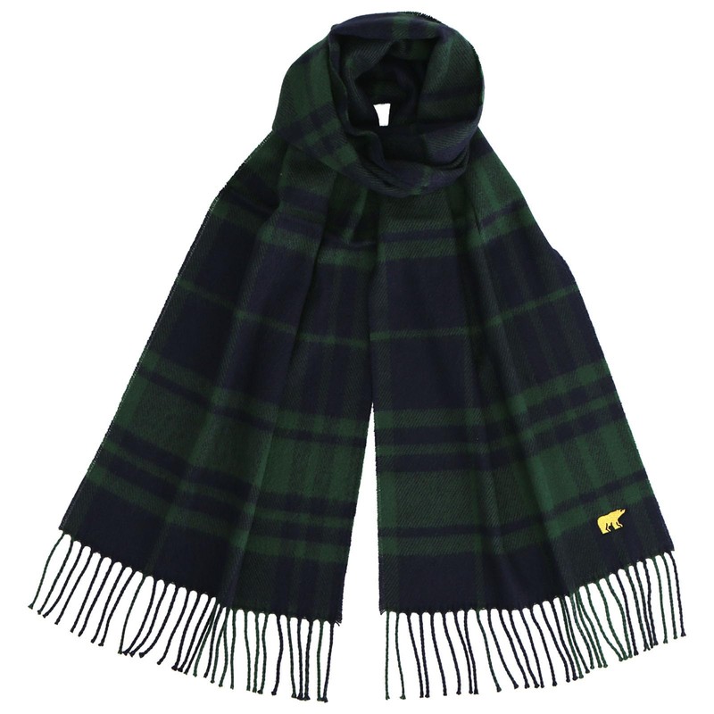 Golden Bear 61702006 Men's Acrylic Brushed Scarf, Tartan Plaid Scarf,
