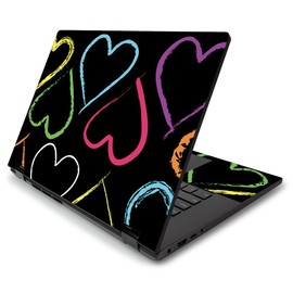 MightySkins Skin for Lenovo Flex 15" (2019) - Hearts | Protective, Durable, and Unique Vinyl Decal wrap Cover | Easy to Apply, Remove, and Change Styles | Made in The USA