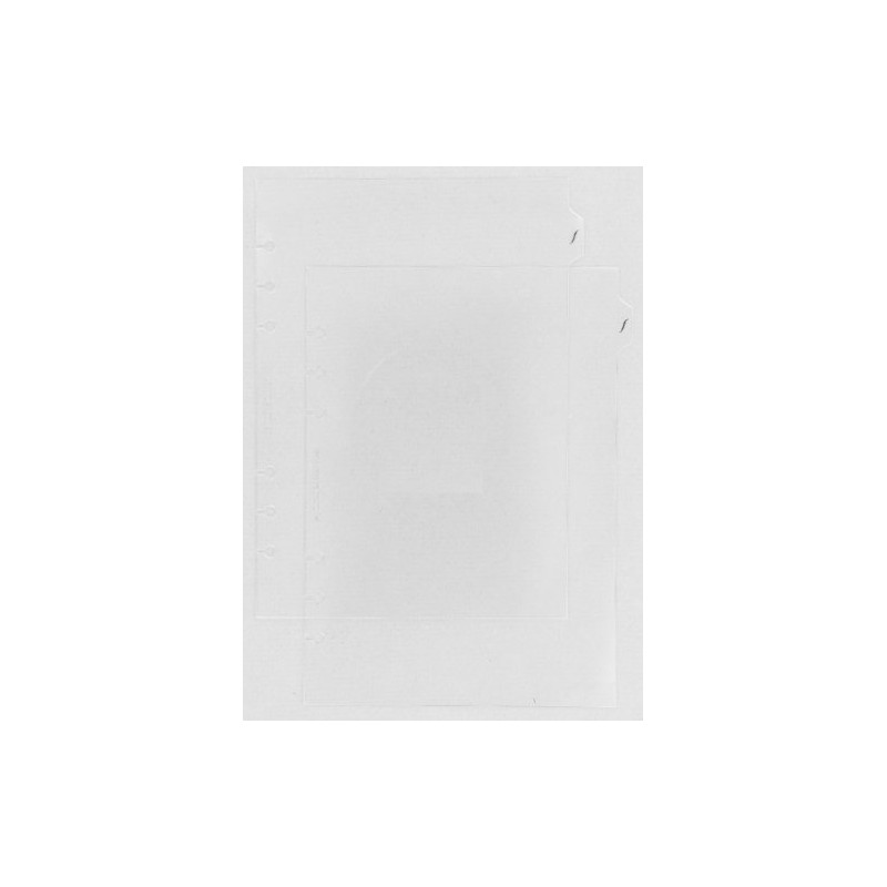 Filofax A5 Transparent Flyleaf with Tab