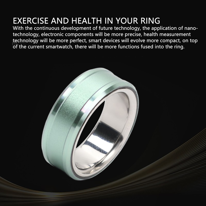 Smart Ring Counter Sleep Tracking Waterproof Multifunction for Health Fitness