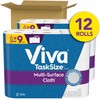 Viva Multi-Surface Cloth Paper Towels, Task Size - 12 Super