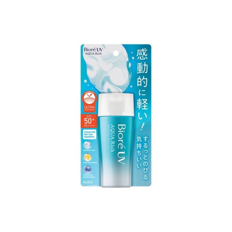 Bioré 비오레 UV 아쿠아리치 워터리 선크림 2종 세트 (에센스 선크림