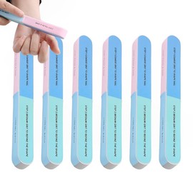 RAMGLYO Pack of 6 Multifunctional Nail Polishing File, Nail File, Multidimensional Nail Buffer, for Households, Nail Salons, Nail Care (Colour)