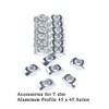 BINZZO Sliding T Slot Nuts 4545 Series M8 18 Pack
