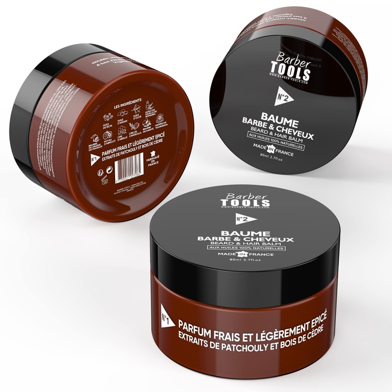 Barber Tools Beard Balm N°2 with 100% Natural Oils 80