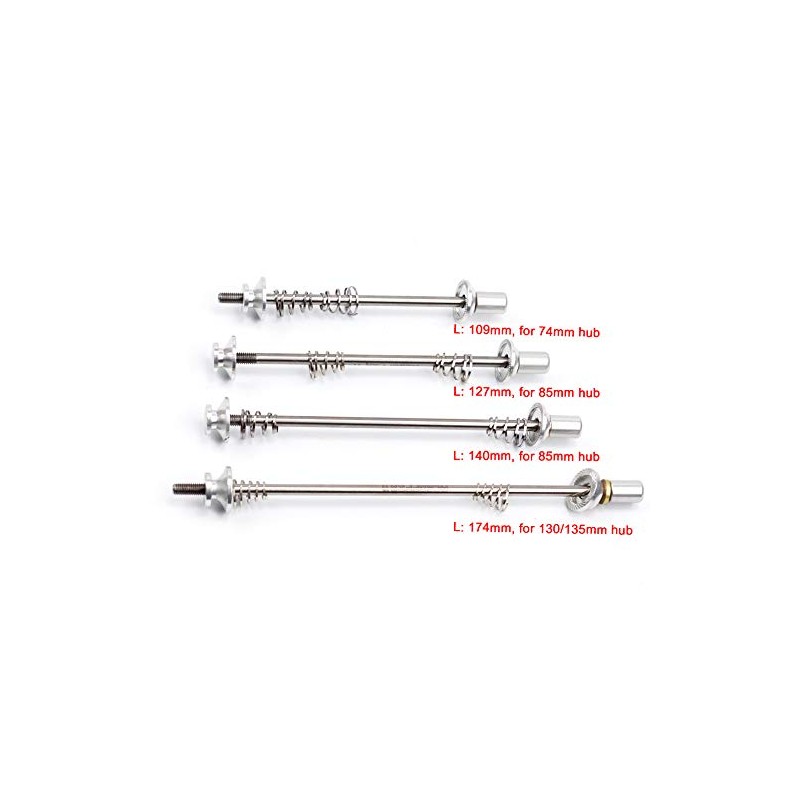 Silverock Bicycle Titanium Skewer Hub Parts for Brompton Folding Bicycle,