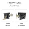 Hoconnie Invisible Recessed Handle Door Handle Sets Pocket Door Lock