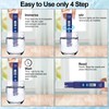 QNCIGER TDS Meter, Digital Water Quality Tester with Automatic Temperature