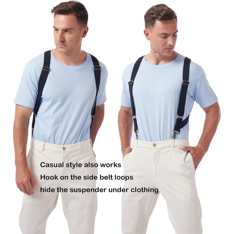 LazarsSpace - Tirantes para hombre, resistentes para grandes y altos