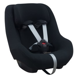 JYOKO Kids Car Seat Cover Compatible with Maxi Cosi (Black Series, Maxi Cosi 2Way Pearl)